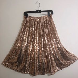 Sequin Skirt by Society Plus